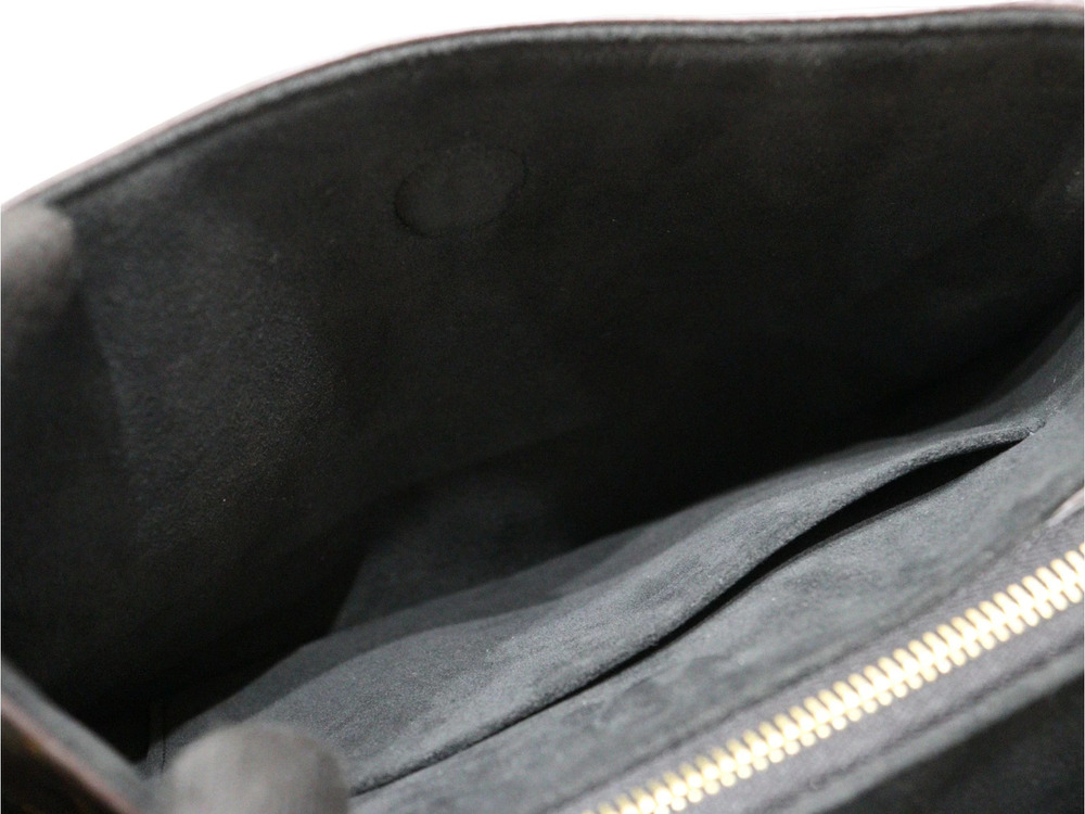 LOUIS VUITTON Vendome Monogram Brown Black Crossbody Bag Tote Handbag